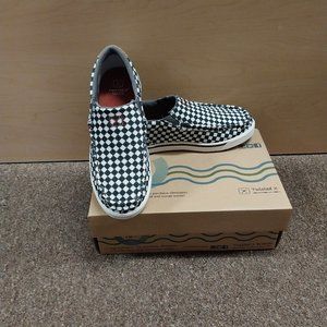 Twisted X Children's Black & White Slip On Kick Shoes